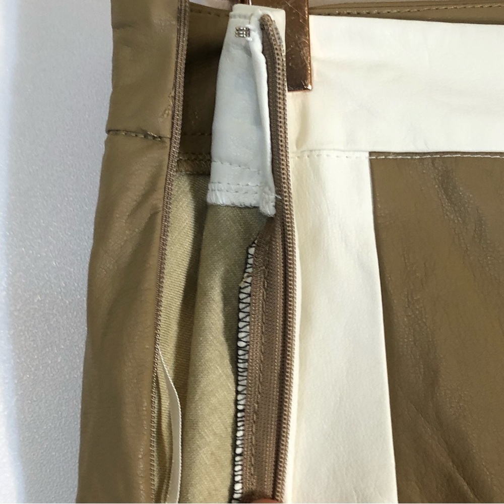 Shein Color Block Pu Leather Pants-Size Small - image 6